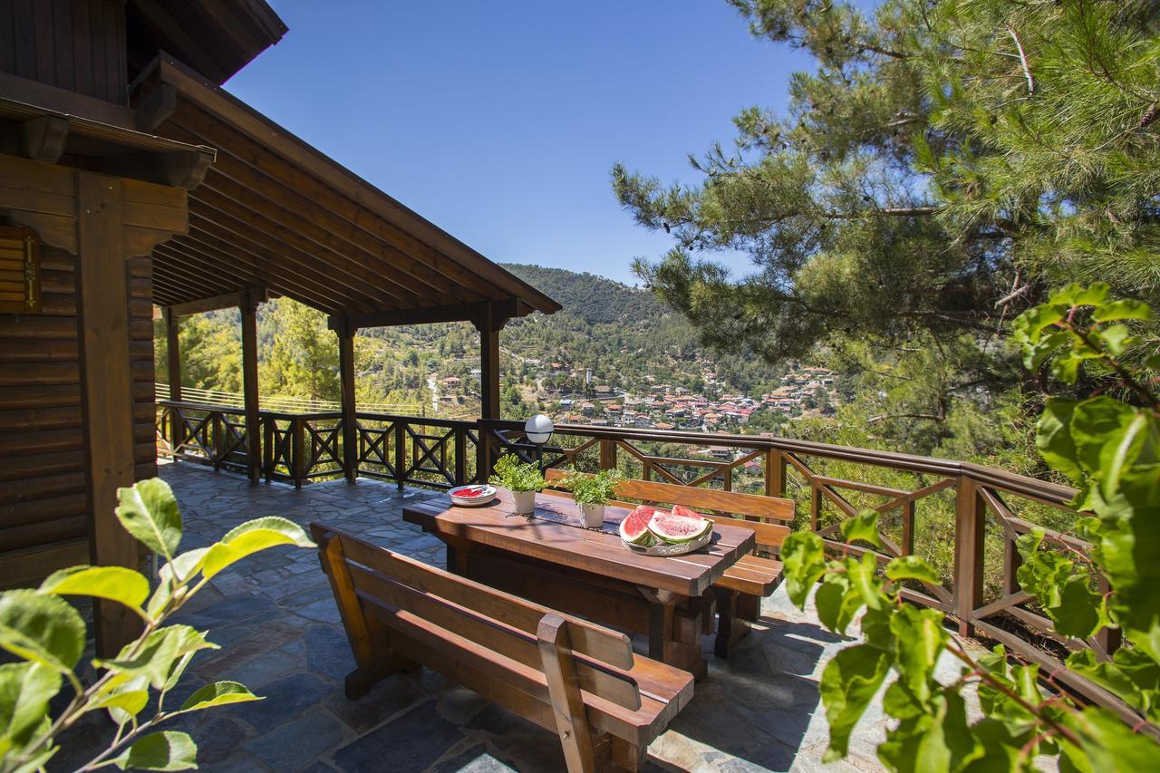 Вилла Ricky Chalet Near Troodos Spilia Экстерьер фото