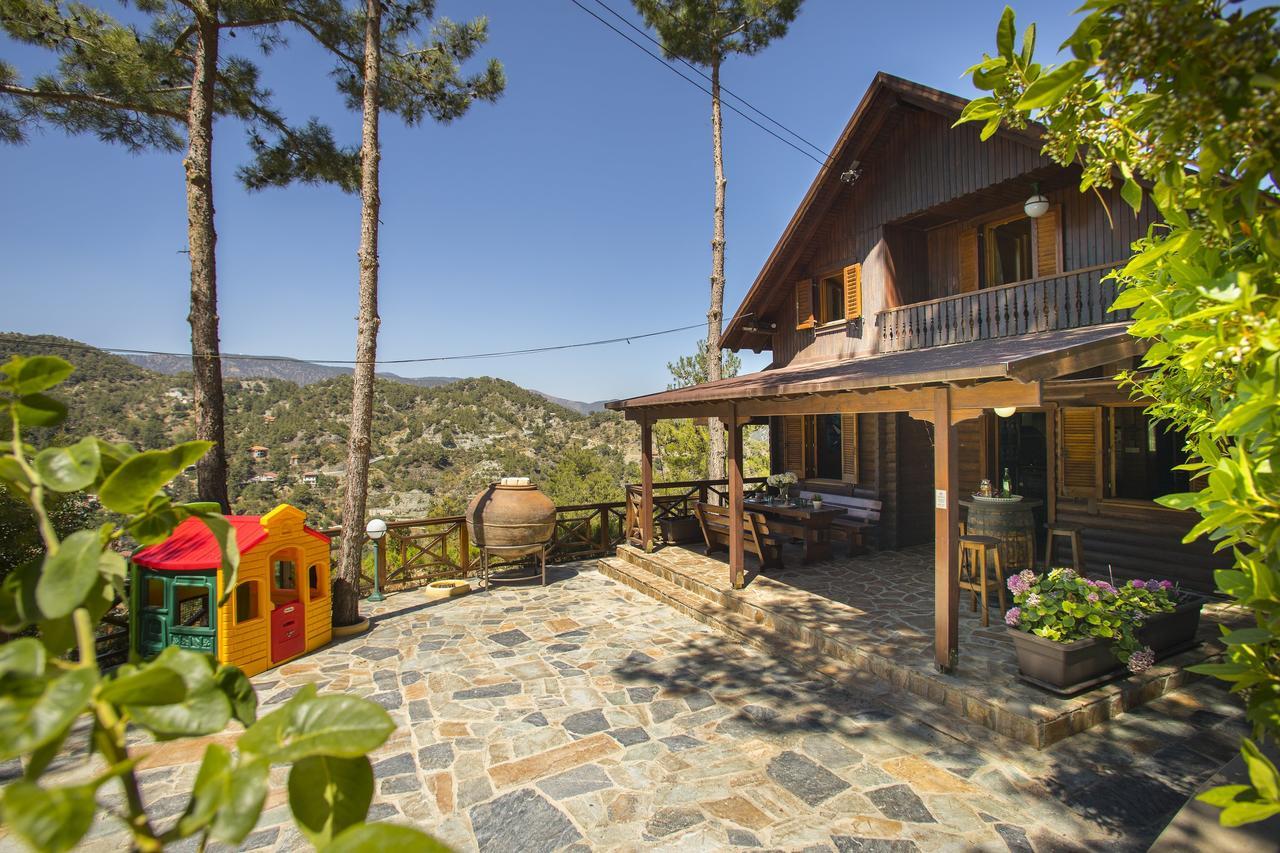 Вилла Ricky Chalet Near Troodos Spilia Экстерьер фото